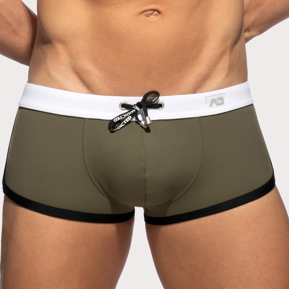 Push-Up Badehose Plain Boxer