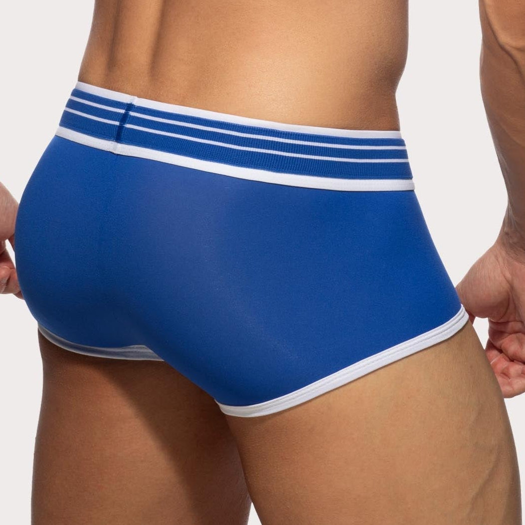 Leicht transparente Addicted Boxershorts 'Double Trouble Trunk' royal blue, back, 53854643126598, 53854643159366, 53854643192134, 53854643224902