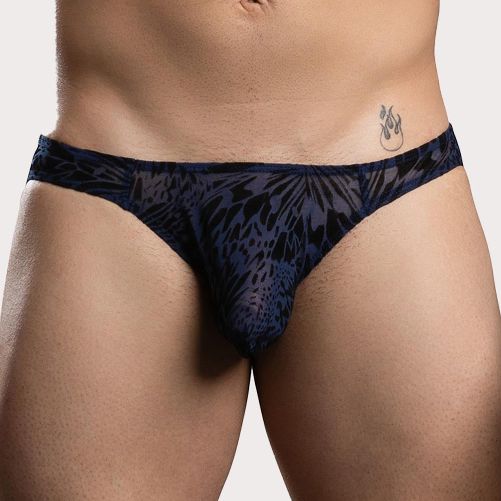 Andrew Christian Nocturnal Mesh Brief - transparenter Mesh Slip für Männer im Low-Rise Schnitt