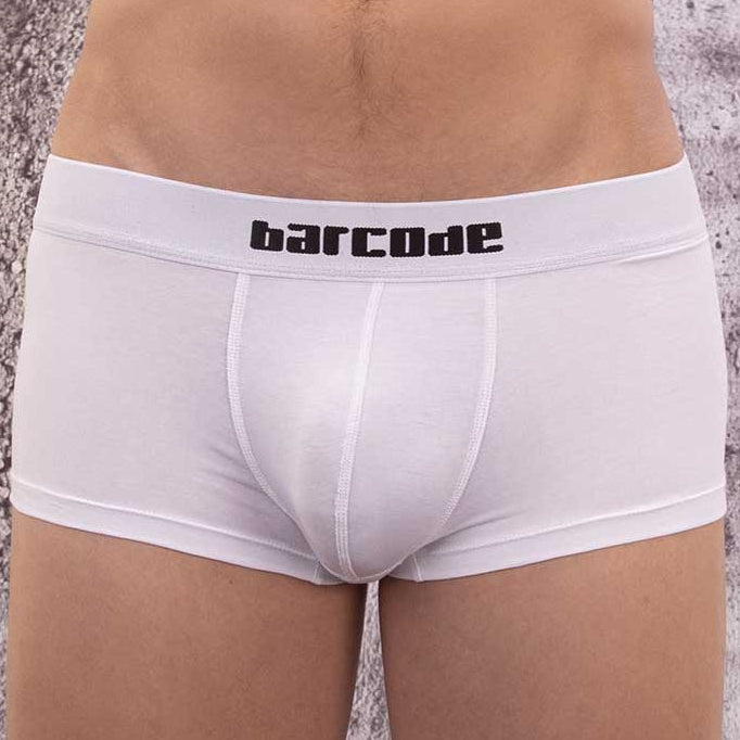 Barcode Berlin Boxer Adonis - Baumwoll-Boxershorts in weiß