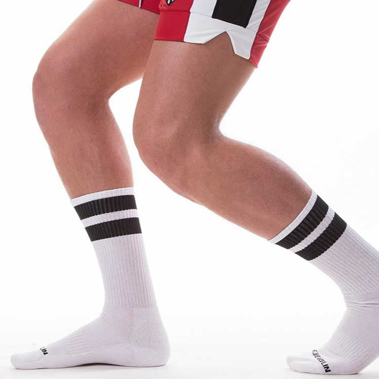 Barcode Berlin Gym Socks white black, full