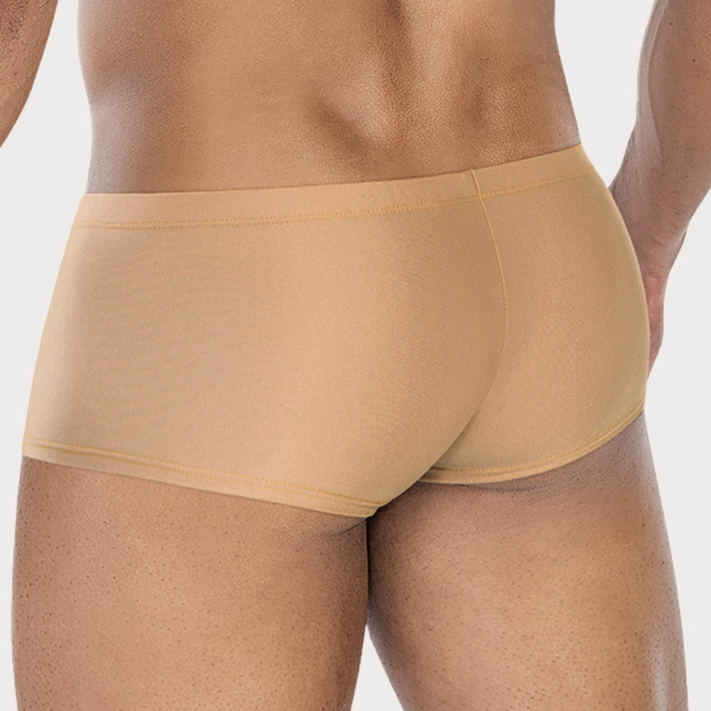 Cut4Men SP4NDEX Hipster - Knappe Herren Pants aus Mikrofaser in beige, back