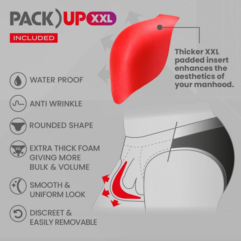 ES Collection Pack Up XXL - Push-Up Insert for Men's Swimwear