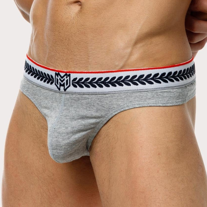 Marcuse Astra Thong - sportlicher Herren-String mit ansprechendem Design, grau
