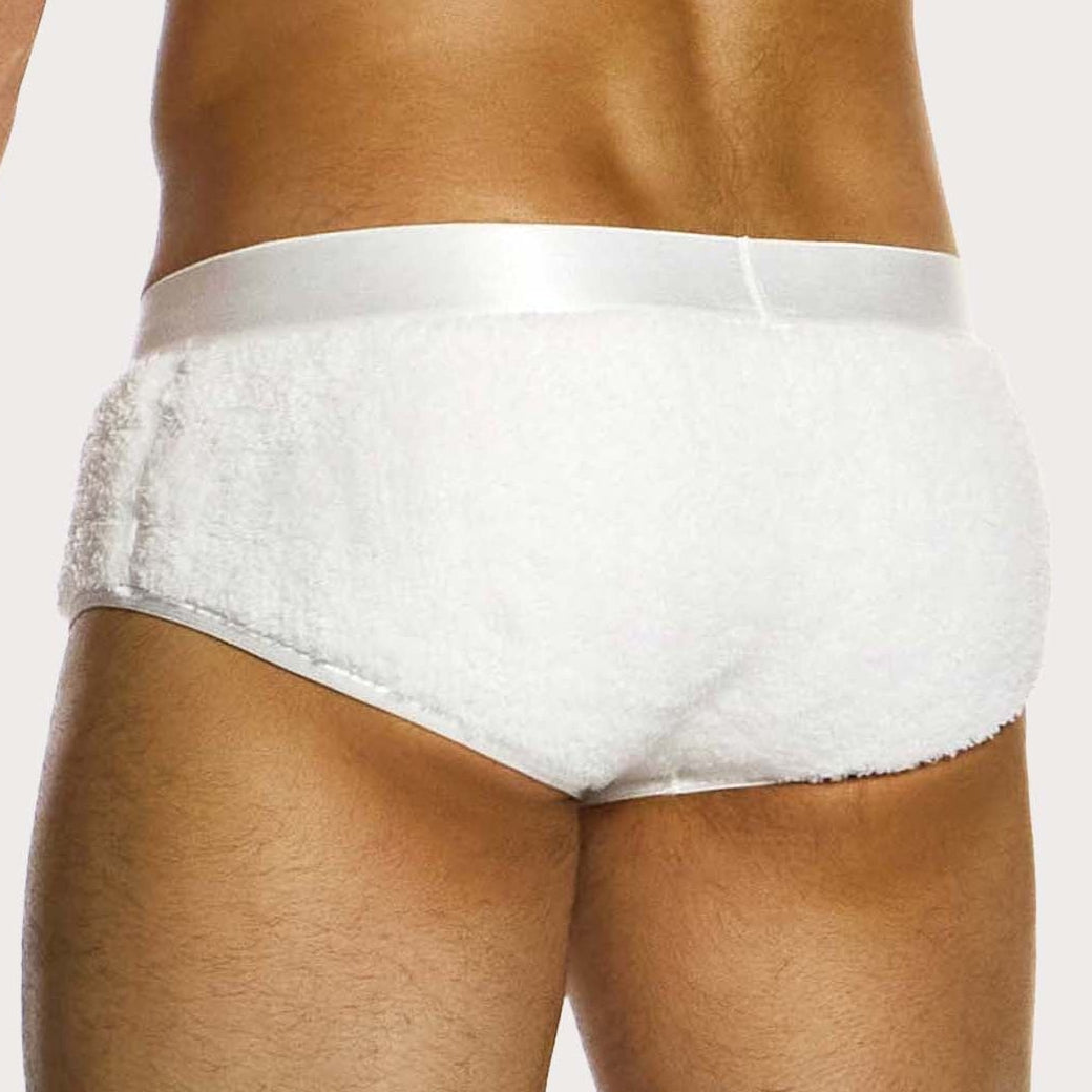 Ausgefallene Modus Vivendi Boxershorts 'Fur Boxer' white im Teddyfell Design, back, 50621379051846, 50621379084614, 50621379117382, 50621379150150