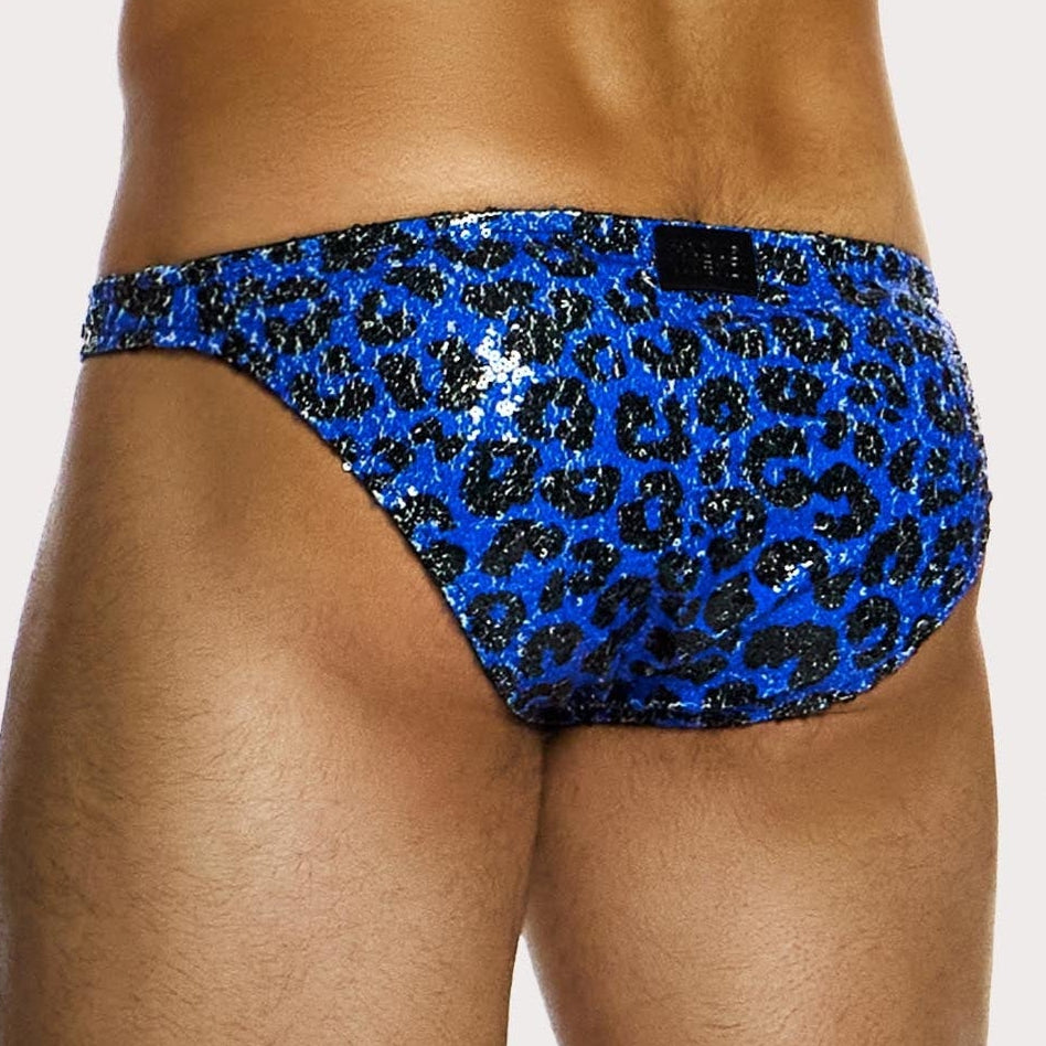 Modus Vivendi Slip 'Leopard Sequin Low Cut Brief' blue, back, 50621238673734, 50621238706502, 50621238739270, 50621238772038