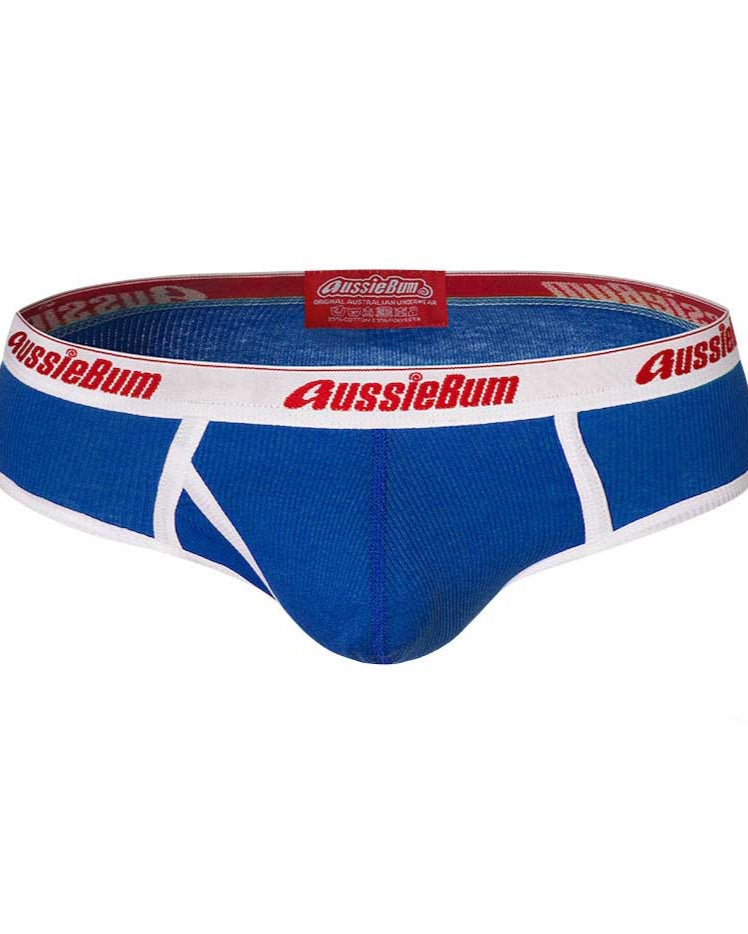 aussiebum Herren Slip 'Classic Brief' blue, detail