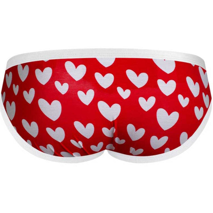 aussieBum Mini-Slip 'Teeball Brief' Heart, back
