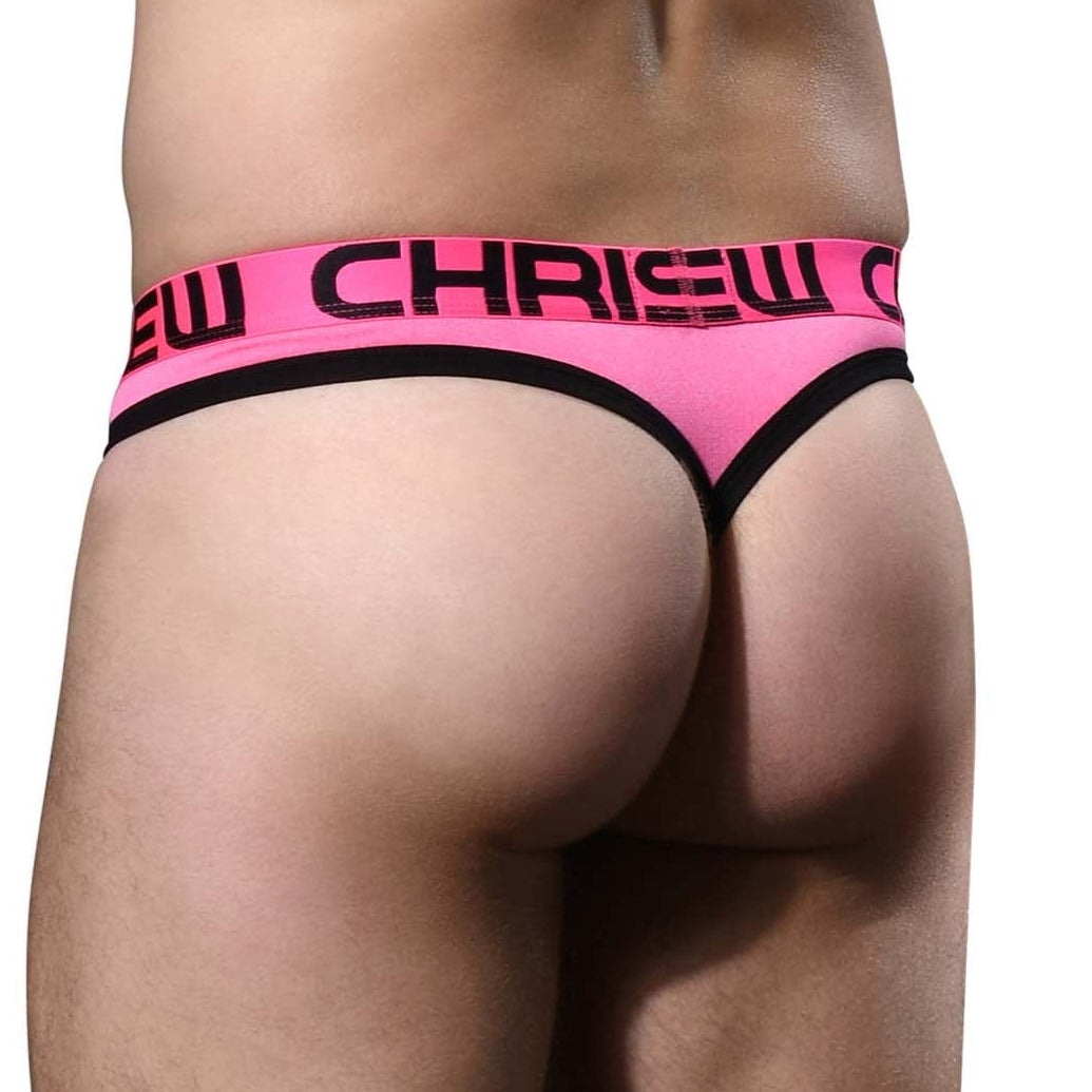 Andrew Christian Hottie Thong pink, back