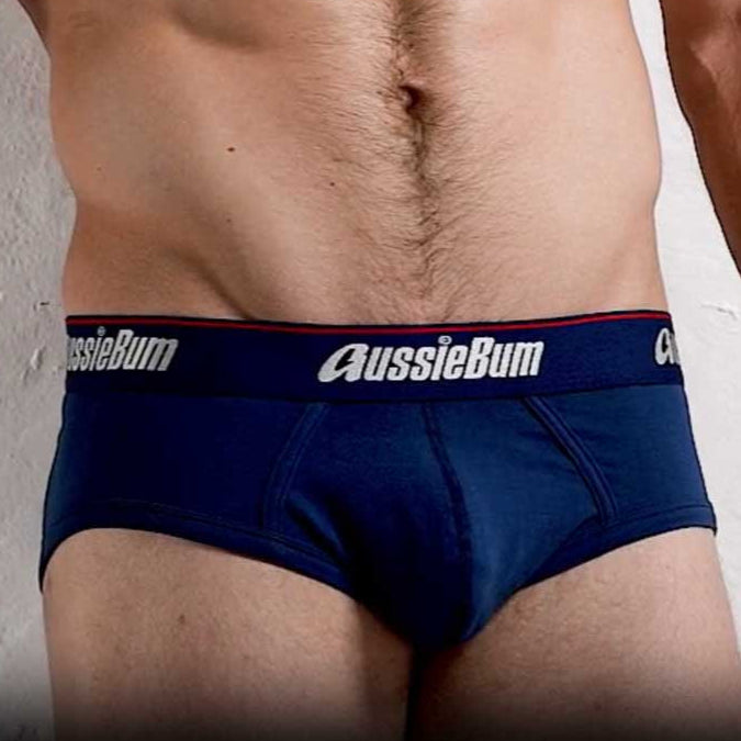 Aussiebum Slip 'Cottonsoft Brief' navy - komfortabler Slip für Männer mit perfekter Passform 