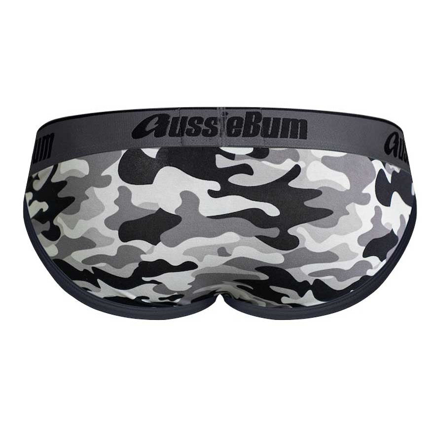 Aussiebum Slip 'Cottonsoft Brief' camo, back - komfortabler Slip für Männer mit perfekter Passform 