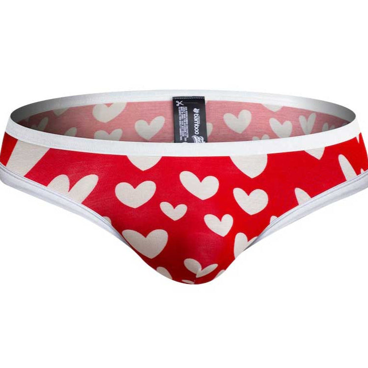 aussieBum Mini-Slip 'Teeball Brief' Heart, detail
