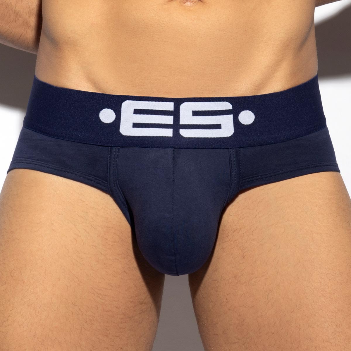 ES Collection Pack Up Wonderbrief - Herren Slip mit Push-Up Einlage, navy-blau, Frontansicht