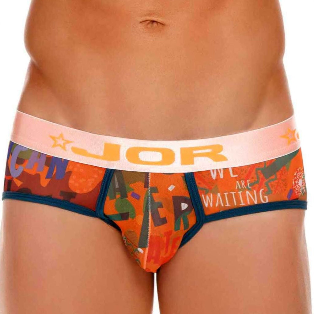 bunter Herren Slip 'DF MESH BRIEF' von JOR Underwear